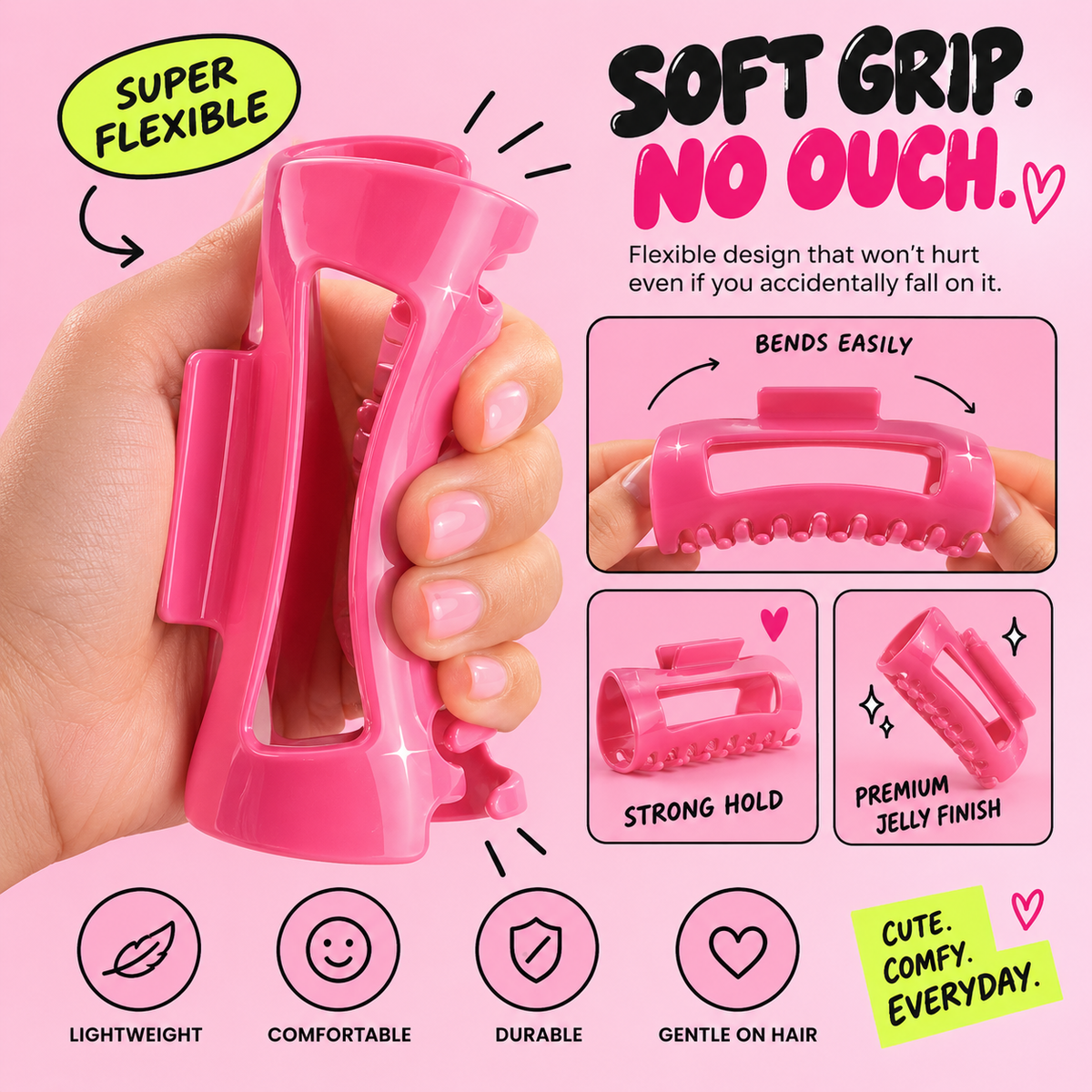 Jelly Hair Clip